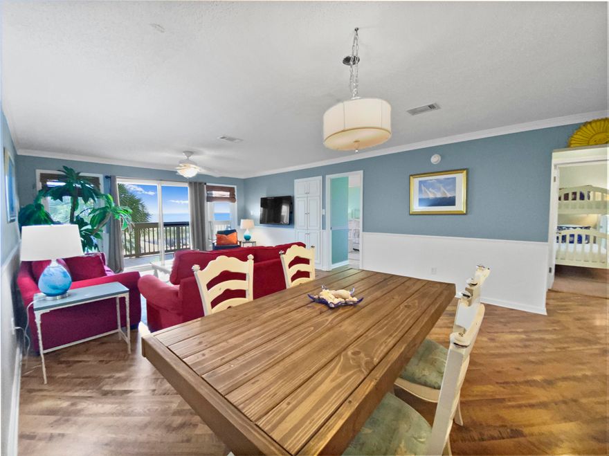 Reduced pricing to sell fast! Don't miss this great opportunity to be beachfront! This Gulf front, 2 bedroom, 2 bathroom fully furnished condo located on the West end of Panama City Beach, within 2 miles to 30A and Rosemary Beach to the West and 3 miles to Pier Park to the East. This would be a great 2nd home away from home or an investment property. Some key features are new appliances, granite countertops, walk in shower, private large balcony, master bedroom en-suite, community heated pool and short walk or bike ride to restaurants, grocery, and pharmacy. New doors, windows, and more have been replaced in 2022 for entire complex. Large assessment has been paid in full. Call or text to schedule a showing today!