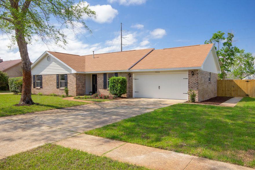 Here is your chance to own a fully renovated 3/2 coastal brick cottage home just 8 miles west of Hurlburt. Come home from work & and spend your evenings and weekends enjoying your backyard paradise. Dine alfresco under your wood pergola or lounge around your newly refinished concrete gunite pool with new concrete pool deck surrounded by tropical landscaping and palm trees. Your oversized side yard offers plenty of room for boat, RV, trailer parking & kids/pet play areas. The beautiful Navarre beaches are just 3 miles away over the bridge.