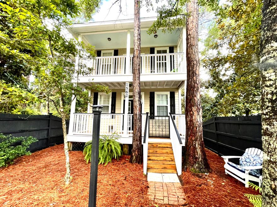 TAKING BACKUP OFFERS!!!  Quaint Florida Cottage Home, a true retreat, nestled amongst a gorgeous, wooded lot with magnolias and tall pine trees near Cessna Landing!  Two Bedrooms, 2.5 baths, 1405 sqft home includes a lovely great room, dining room, breakfast room, large kitchen and ½ bath on the first floor with amazing HAND NAILED led heart pine rustic flooring and oversized quality trim throughout. As you venture up the lovely stairway you will find two large bedrooms each with their own baths, walk-in closets and balconies.  Fabulous front and rear porches and courtyards connected by paths, ample parking and so much more!! 

Just 1/8 mile to Cessna Landing which has a very nice boat landing, picnic tables, basketball court, playground and fishing dock. Did I mention the spectacular sunrises and sunsets one can enjoy at Cessna Landing?  The sunset photos in this listing are of Cessna Landing.

There is no HOA.  This property would make a great short term rental property!!  It has always been a primary residence. However, there are options with this property being located just south of Hogtown Bayou which leads to Choctahatchee Bay! Great investment home or beach/boating getaway!  There are multiple beach accesses are available within minutes of this fabulous property!  It's a must see with so much potential for fun, relaxing primary residence or get-away!

(2) Kayaks and Portable Shed convey.  Ferns do not convey.

Roof is Metal Roof - 20 yrs, Hotwater Heater replaced 2022.
HVAC is 3 yrs old. 

Home has a Base Floor Elevation Certificate (BFE) available.

Check out the Matterport Virtual Tour included within this listing!

Buyer needs to verify building codes and/or zoning regulations with proper local authorities to ensure buyer will be able to utilize the property for intended use.  Information contained within this listing such as square footage, etc is deemed to be accurate but is not guaranteed.