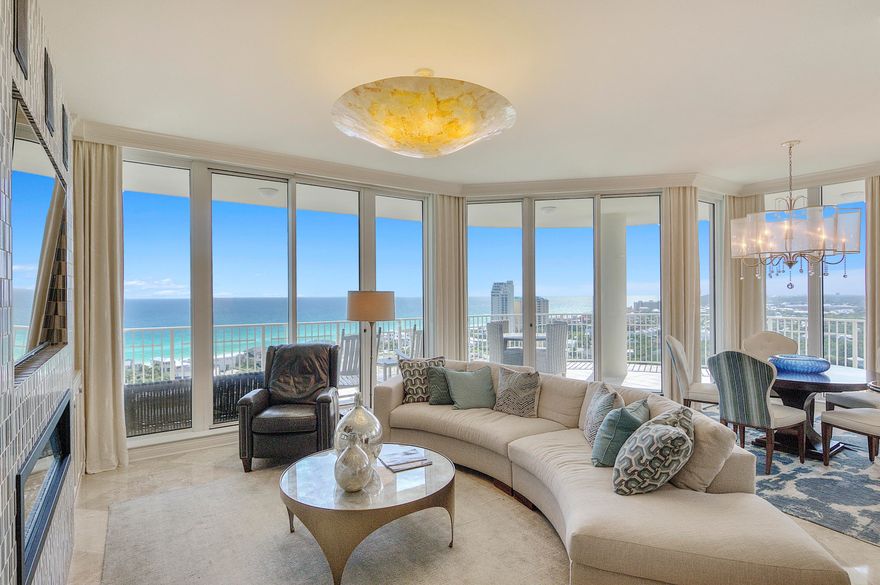 Extremely RARE opportunity to own in the preferred west end location of the area's most luxurious private residence community with a separate, highly coveted, poolside cabana! Located in One Beach Club, and offering the very best views and amenities available. From every room of this well appointed residence, you will enjoy various expansive views of the Gulf of Mexico, the Choctawhatchee Bay, the golf course, and marina. Tastefully remodeled throughout and beautifully furnished with the finest finishes, lighting, and accessories from Lovelace Interiors. The Kitchen is a chef's dream featuring top of the line appliances including Sub Zero Refrigerator and Wine Refrigerator, Wolf Double Ovens, Wolf Induction Cooktop, separate island for food prep, and pantry.