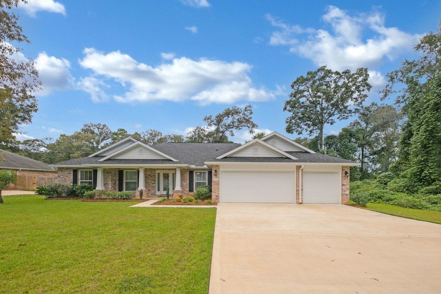 This outstanding almost new home features a split floor plan with  a large family, living & dining Room and a 3 car garage. 
The family room has 10 Ft Ceilings and is open to the beautiful kitchen which is equipped with granite countertops, stainless steel appliances, 42 inch upper cabinetry and custom tile flooring.

The master bath is nestled towards the rear of the home and features a tiled walk-in shower, tile flooring, separate soaking tub, double vanities & 2 walk-in closets.

Towards the front of the home are 2 bedrooms with a shared hall bathroom. This bathroom has a vanity and tub/shower surround. The 4th bedroom sits in the back of the home with its own private bathroom. 

Enjoy your private backyard while relaxing on the back covered patio. The backyard is partially fenced but could easily be finished off should you wish it to be fully enclosed. 

The 3 car garage is especially big! Perfect for those who have multiple drivers or have a hobby such as woodworking, tinkering with cars or this space could also serve as a wonderful workout space!