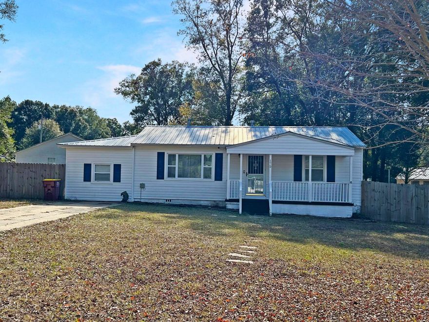 This 3 bedroom, 1.5 bath home offers 1,355 square feet of functional living space on a 0.43 acre lot. Built in 1955, the property blends classic construction with key system updates, including a metal roof, updated HVAC system, water heater, and electrical. The kitchen features stainless steel appliances, and the laundry area includes a front load washer and dryer. A privacy fenced backyard provides space for outdoor use, hobbies, or storage. A detached workshop adds flexibility and includes a separate office space with its own heating and air unit, making it ideal for work, projects, or additional use. Conveniently located near shopping, dining, and major roadways.