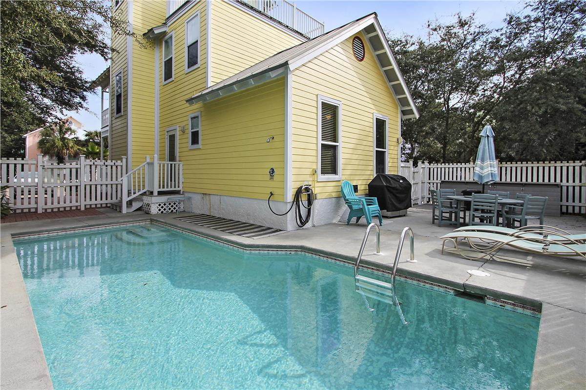 31 Daybreak Court is the perfect family vacation home in Sunrise Beach, a gulf front community which is convenient to numerous dining and shopping amenities in nearby Gulf Place. Just 3 houses from the community beach access this adorable 3 bedroom plus tower room, 3 bathroom home makes a great second home or investment property. With recently updated bathrooms, and floors on the first floor this property is ready to welcome your entire family. On the first floor you will find the living room, kitchen, one bedroom and a full bathroom. Just off the kitchen you will find the access to your pool deck where you will enjoy lounging by the private pool. The second floor features the master bedroom with a private bath and balcony and a guest bedroom with a private bath.