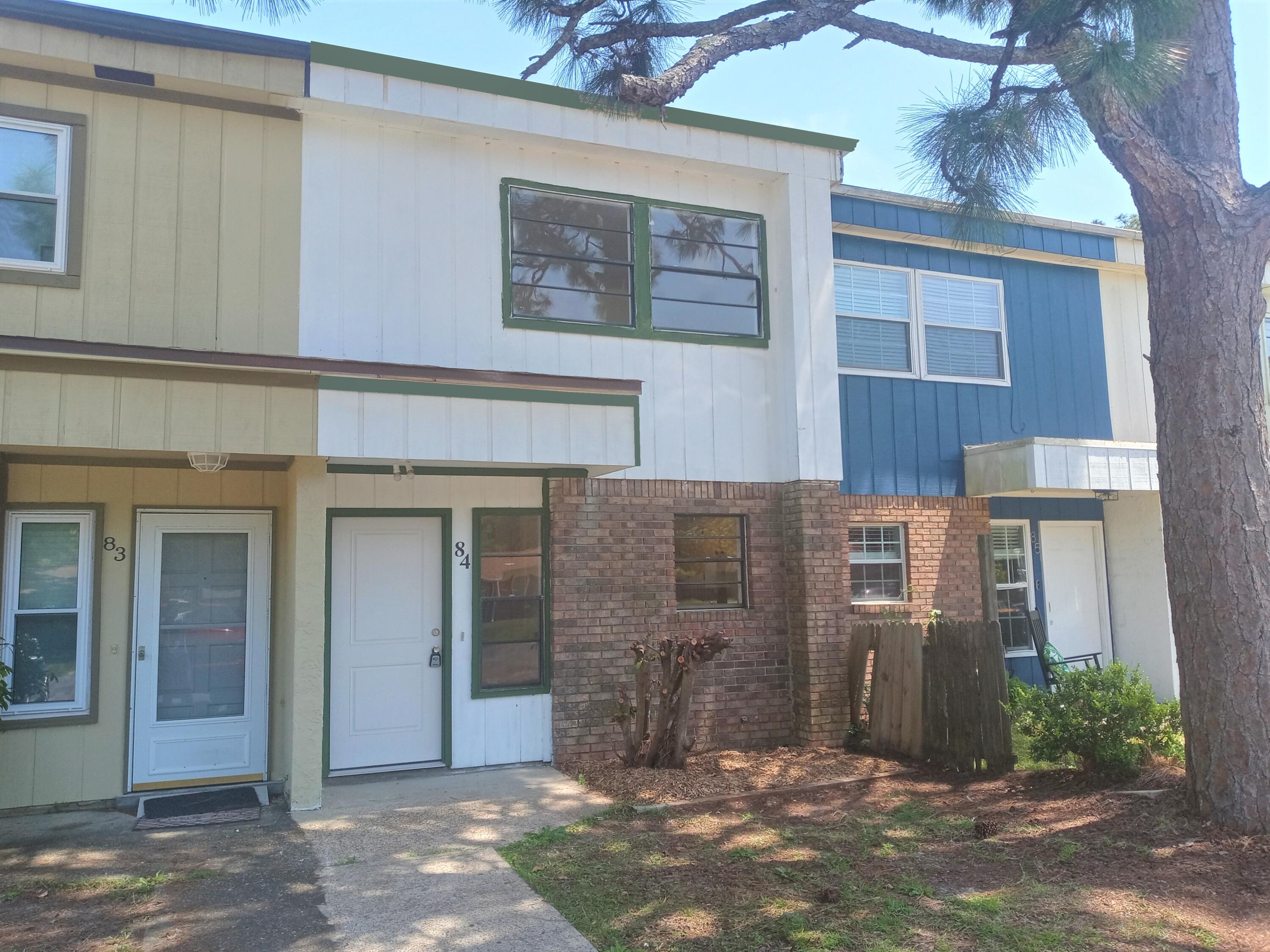 Townhome available in the Lake Lorraine area of Shalimar. Upon entering this unit you'll immediately notice the large living room area perfect for entertaining. Downstairs you have a half bath in the hallway, spacious galley style kitchen, and storage area underneath the stairs. Upstairs you have two large bedrooms, a full bath, and an extra room that would be perfect for a small office or reading area.  Out the back door you have a patio area and fenced in backyard, also a storage closet for all of your outdoor equipment and beach supplies. Centrally located townhome close to bases, schools, shopping, and beaches. Potential for a great investment property in a high demand area.