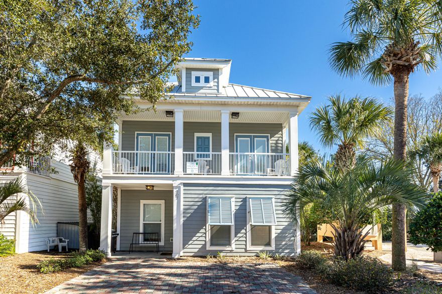 MAKE AN OFFER , Villages of Crystal Beach, Known by investors for its fantastic rental return rate. This 2 story can be the next RENTAL GENERATOR to your investment portfolio. This 4-bedroom, 3.5-bathroom beach home in the heart of Destin is the closest property in Villages of Crystal Beach to the beach with over 2,000 sq. ft. of open concept living space and a sleeping capacity for 12. This private gated vacation retreat is steps from the lagoon style pool with a gradual beach-like entry
