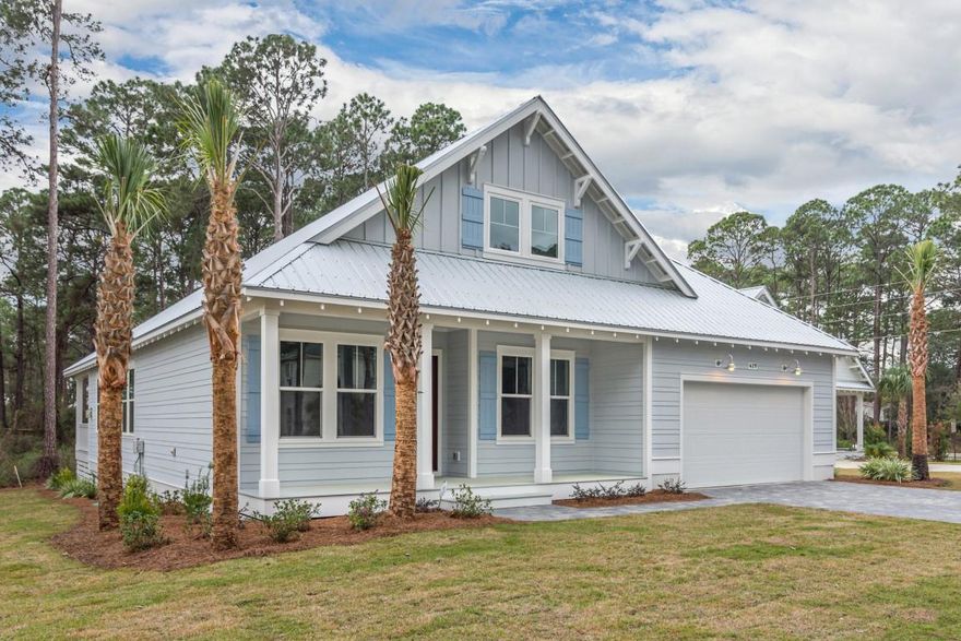 NEW CONSTRUCTION in Dune Allen Beach located on Hillcrest Drive! 
HILLCREST COTTAGES offers well appointed two-story homes designed with spacious, ground floor living in mind. It's rare to find homes that provide this much living space on the first level. The main level offers covered front porch, an open living area - kitchen, walk-in pantry, dining area, with the living room opening to a large covered rear porch. The master offers a spacious master bath with a large walk-in closet. The ground floor has two additional bedrooms, along with a mudroom, laundry room and attached two-car garage. The second level has an additional bedroom/bonus room, full bath and large storage closet. Quality Finishes - Wonderful Location. This carefully designed beach cottage is built by local marquis builders, Cogent Building Group, known for their commitment to excellence, quality construction with an eye for details.
Hillcrest Cottages is a charming community of seven Beach Homes in the Dunes Allen Beach area just a short stroll from multiple Beach access points along 30A. All offers/contracts are to be placed on the developer contract.

(DISCLAIMER: Pictures show rendering of the proposed plan for lot. This material is provided for informational and illustrative purposes, is not a guarantee and all subject to changes)