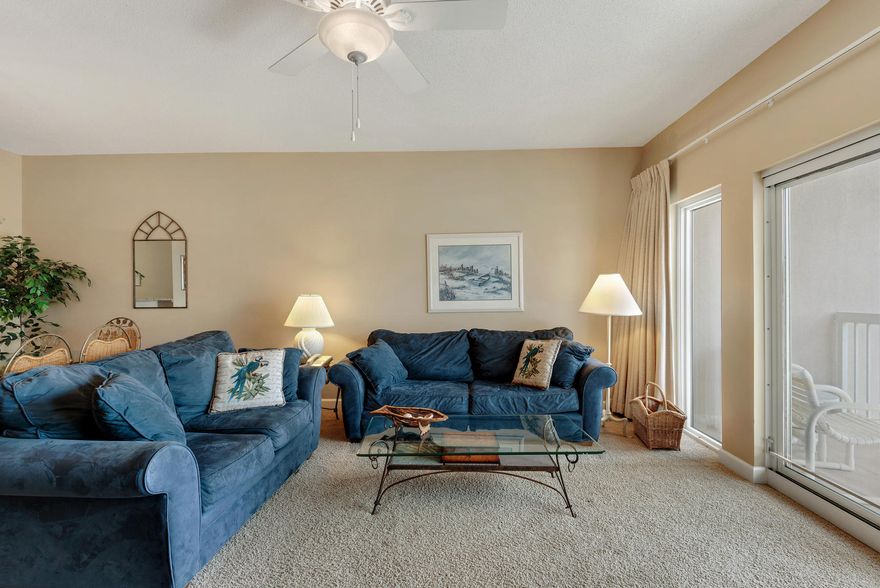 The views from this 5th floor west wing condo in the Summit at Tops'l are amazing. See all the way to Panama City! The views from the master are phenomenal! Come see for yourself today! the Tops'l Master Association dues are $285.00 a quarter.