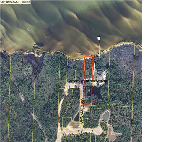 BANK OWNED PROPERTY, WILL CONVEY BY SPECIAL WARRANTY DEED, PROPERTY ACQUIRED BY FORECLOSURE AND SELLER HAS NO KNOWLEDGE OF PROPERTY. PROPERTY SOLD ''AS IS''. PER COUNTY WEB SITE 110' ON THE BAY AND 770' DEEP. 1.77 ACRES