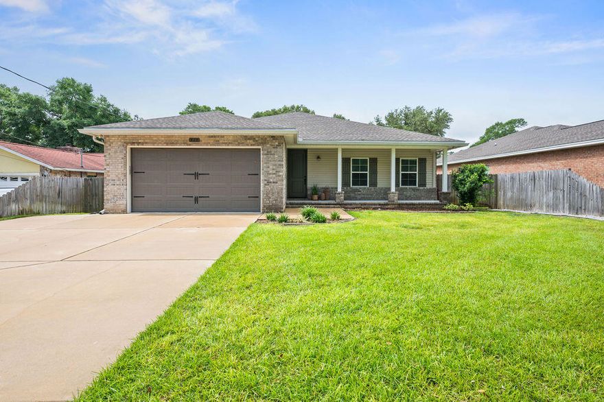 **Upto $10K towards Buyer's Closing Costs/Rate Buydown!**Tucked away in the Baywood Estates neighborhood of Niceville, in close proximity to Rocky Bayou, this thoughtfully designed 4-bedroom, 2-bathroom all-brick home offers 2,174 square feet of living space, blending modern conveniences with architectural touches, situated on a generous 0.38-acre lot.Recently built in 2019 and set on a quiet street only 0.2 miles from a public boat ramp on Edrehi Drive, this gorgeous home is perfect for water lovers seeking easy access to boating, paddleboarding, or sunset cruises on the Bayou.Step through the paneled foyer into the open concept floorplan featuring 9' ceilings, and an expansive living and dining area filled with natural light, overlooking the private back yard, and a show-stopping kitchen complete with quartz countertops, expansive breakfast bar and stand-alone island, coffee bar station, and a spacious walk-in pantry. Adjacent to the kitchen is a well-sized laundry room for added convenience. The private owner's suite is a true retreat, boasting a spa-like en suite bath and an incredible 11'x6.5' walk-in closet. Three additional oversized bedrooms provide ample space for guests, a home office, or family living. 

Enjoy Florida's year-round sunshine with multiple outdoor living spaces, including a covered back porch, open patio, and charming wooden pergola with swing, perfect for morning coffee or evening gatherings around the firepit. An 8-foot privacy fence borders the rear of the backyard oasis, with 6-foot side fencing, while smart irrigation and rain gutters keep your lawn looking lush with minimal effort. 

Other features include an oversized approximately 500-SF, 2-car garage, no HOA (bring your boat or RV!), and close proximity to top-rated schools, Publix, Starbucks, 3rd Planet Brewery, and more. Convenient commuting distance to Eglin AFB, 7th Group, Hurlburt Field AFB, and only 15 minutes from the white-sand beaches of Destin.

**Seller will pay upto $10K towards Buyer's closing costs and prepaids with acceptable offer**

If you've been searching for style, space, and coastal convenience, 425 Baywood Dr delivers it all. Schedule your private showing today!

