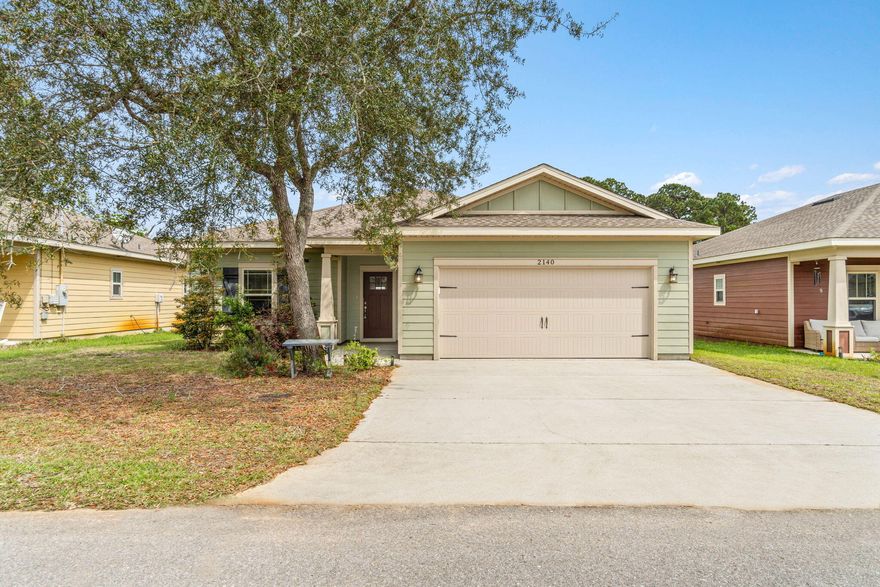 Graced with timeless charm, 2140 Nina Street in Navarre, FL, is a delightful haven waiting to welcome you home. This inviting 1582 sq ft residence offers a harmonious blend of comfort and style, perfect for those seeking a serene retreat. Featuring three spacious bedrooms, this home ensures ample space for relaxation and creativity. The two full bathrooms are thoughtfully designed to provide both convenience and elegance. Step into the bright and airy living spaces, where natural light dances through the windows, creating a warm and welcoming atmosphere. The open floor plan encourages seamless flow and connectivity, ideal for both everyday living and entertaining.