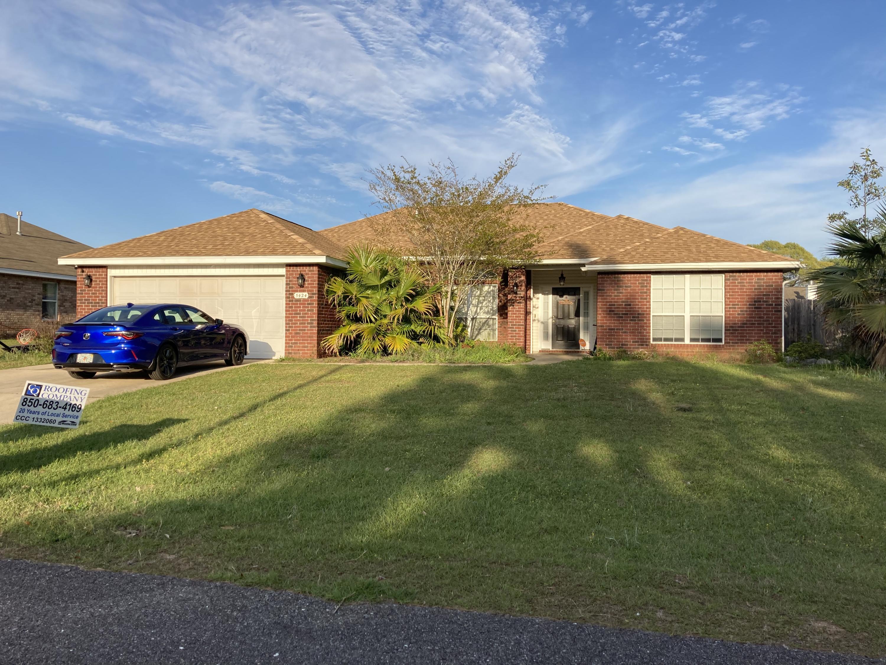 Fantastic Location with a Community Pool and Tennis Courts! Brooke Estates is near Crestview High School, Davidson Middle, Winn Dixie, Publix, Churches, Banks and Restaurants! This beautiful home is a 4 bedrooms / 2 bath with a two-car garage, fenced in back yard. The huge kitchen has an island bar with sink, stainless appliances, water filtration, a pantry, an office desk area, and a breakfast area! Spacious open living room featuring a corner wood burning fire place with reclaimed wood accent wall. Split floor plan with master suite tucked back for privacy. A new roof was installed Mar 2021 and the hvac is new as well!
