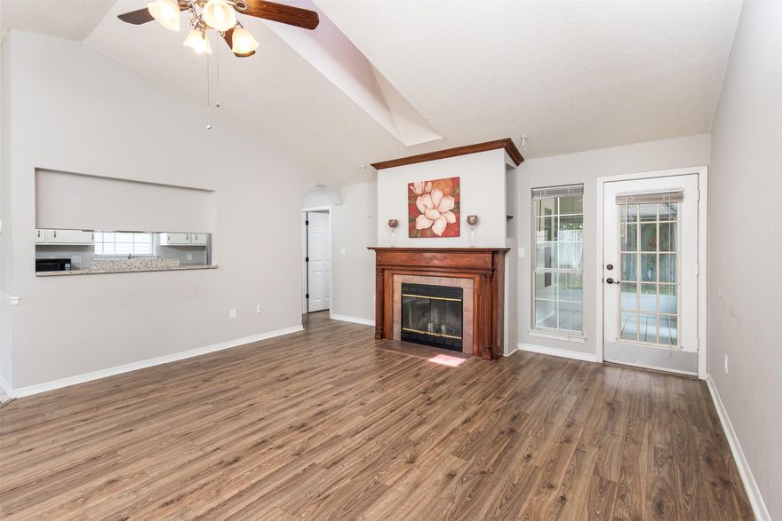 There is a 72 First Right of Refusal on this property. Other offers will be considered! Great location and move in ready! 5 minutes into Destin and 25 minutes into Eglin AF Base or Duke Field. Indigo Village is a smaller, cozy community in Niceville. This home features a spacious front and back yard, fully fenced. It has an open back patio and a glassed in Florida Room. Walk into the main living area that features laminate flooring and a lovely fireplace. The kitchen maintains tile flooring with granite countertops and a stainless steel refrigerator, dishwasher, and stove/oven with range hood. Off the kitchen is a small kitchenette for your dining needs and a large window for natural lighting in the living area. The split bedroom floor plan has the master off of the main living area The master has a walk in closet and granite counter tops in the bathroom. Both bathrooms are tiled in the home, along with the kitchen and laundry areas. The home has a two car garage and several linen closets for additional storage. The home has been deep cleaned and is ready to go!