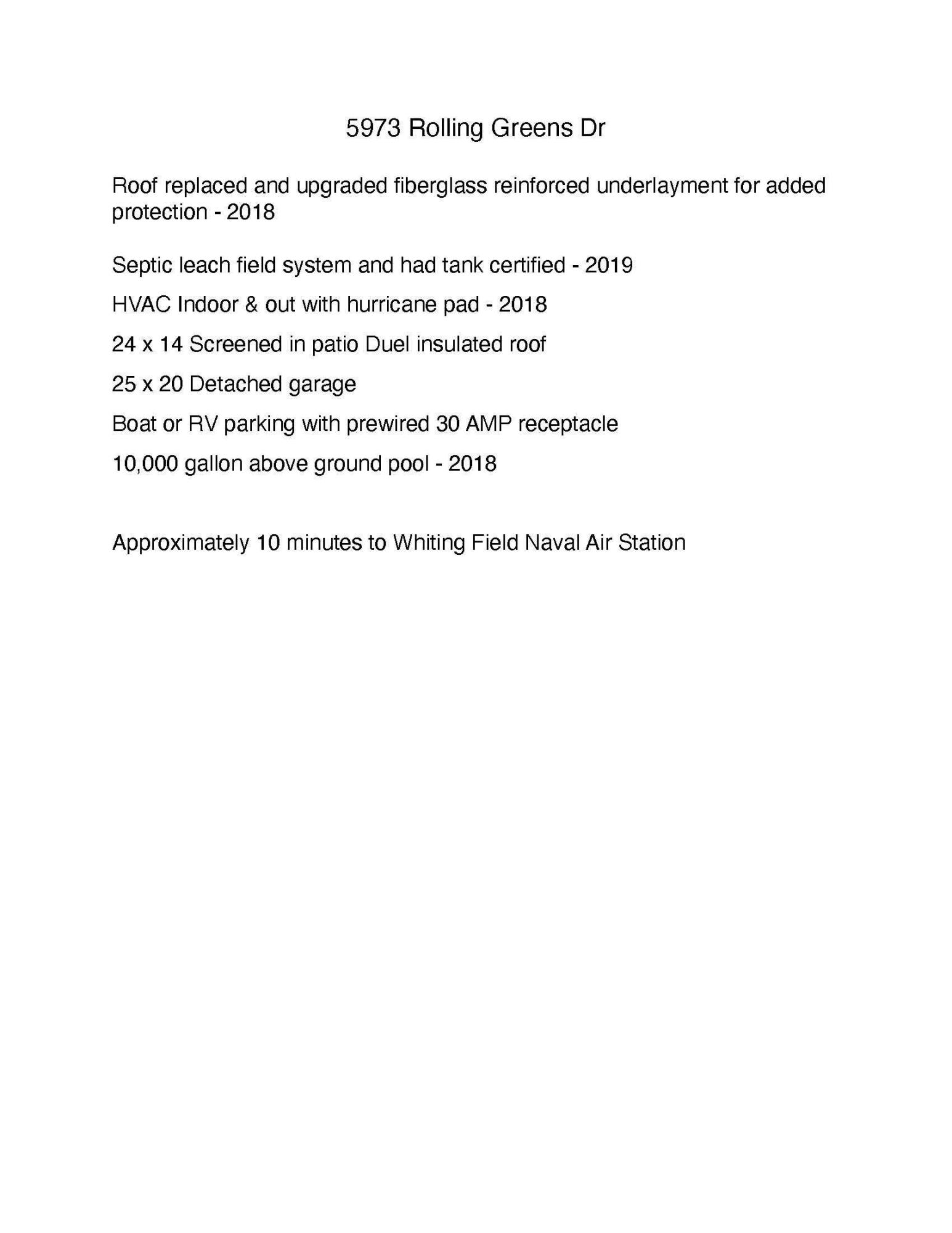 ROLLING GREEN ESTATE - Residential