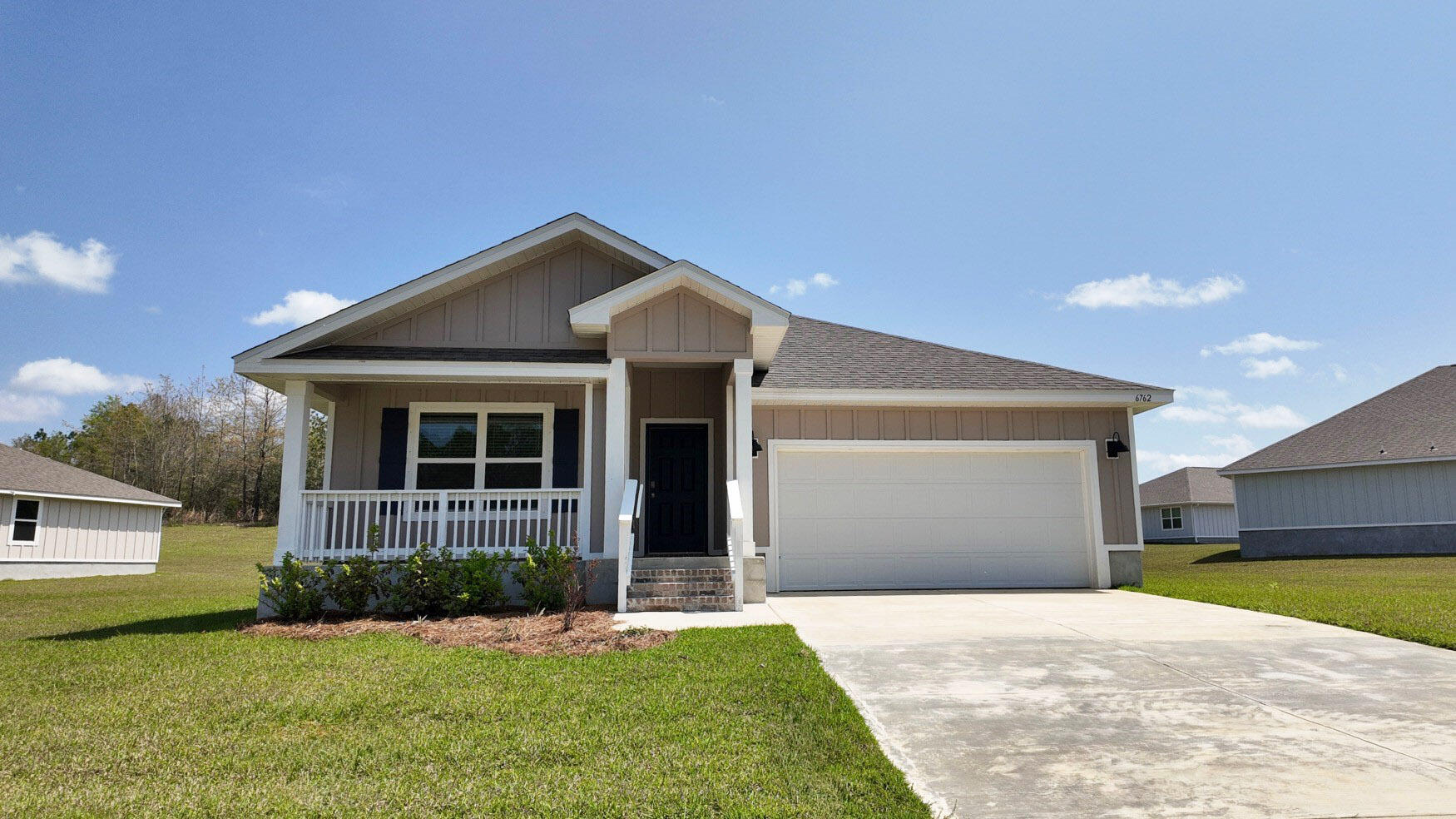 NEW CONSTRUCTION in Heritage Plantation! A rural, natural setting with hard-to-find LARGE homesites. The highly desirable Cali floorplan, one of our hottest designs: FABULOUS Open concept for relaxed living. '4 beds, 2 baths', 2 car garage, irrigation system & gas water heater. Beautiful kitchen with: Large Island bar, stainless appliances, built in microwave, smooth-top range, quiet dishwasher, pantry & a roomy dining area. Striking wood-look flooring & plush carpet in bedrooms. Spacious bed-1 & adjoining bath has a large walk-in closet, extra-large storage closet, double sink vanity & large shower. The Smart Home 'Connect' System includes several convenient Smart Home devices. STYLISH & durable Hardie exterior makes for nice clean lines & GREAT curb appeal.