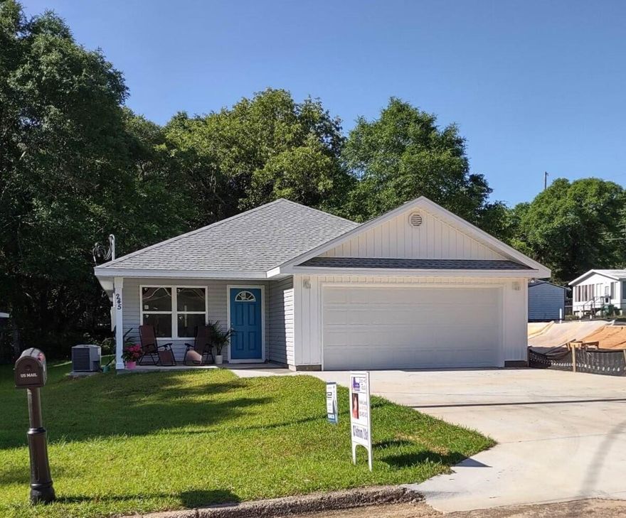 HUGE INCENTIVES, $5,000 seller incentive $3,000 preferred lender !  Both can be used anyway, to include price reduction, closing costs, point buy down etc. $1,500 bonus for refrigerator. Must be under contract by 6/30 NEW CONSTRUCTION in South Crestview. NO HOA Fees!! This is a beautiful 3 bedroom, 2 bath home ready for move-in. It features an Open floor plan with a bright kitchen and plenty of lighting. Beautiful granite countertops with a sit-down bar area for great entertaining. Stunning, White, Easy close cabinets give you plenty of storage throughout the kitchen. Plus, the VERY large walk-in pantry gives you plenty of storage and organization for all of your kitchen supplies and food. New stainless-steel appliances include a flat-top range, dishwasher and built-in microwave.