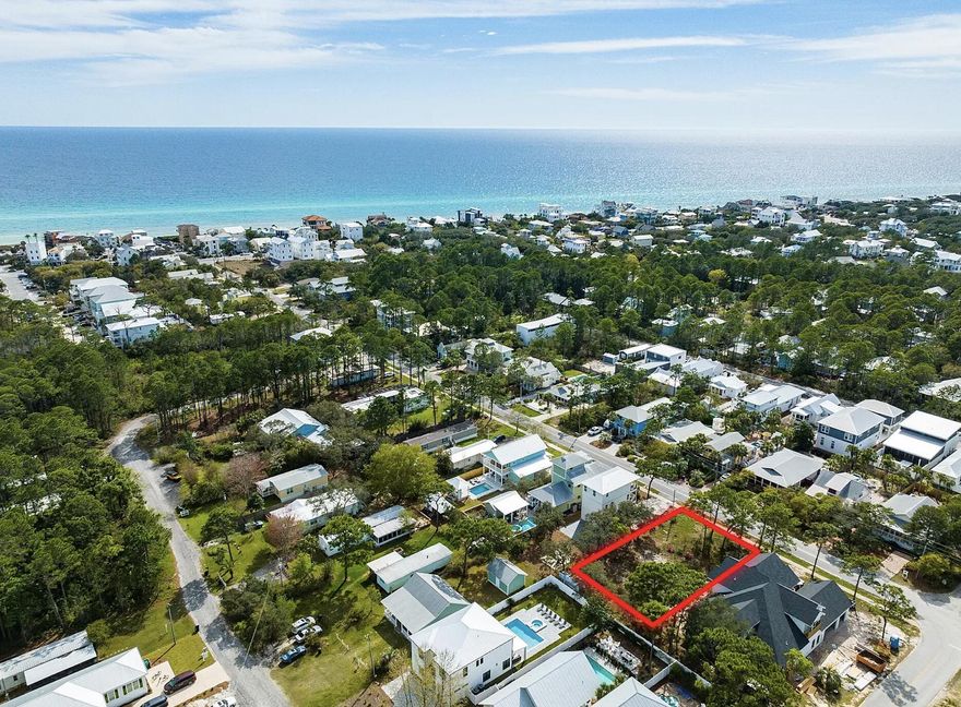 OVERSIZED CLEARED LOT in Gulf Shore Manor that includes floor plans for a 4200+ sq. ft home!! Discover an exceptional opportunity nestled in the heart of Seagrove Beach just a few minutes walk to the beach and approximately a mile to Seaside. This captivating parcel of land presents the perfect foundation for your dream coastal residence or perfection vacation rental. It's the ultimate choice for those in pursuit of a seaside sanctuary. Spanning 75 feet in width and 135 feet in depth, this cleared lot offers a blank canvas for creating your coastal haven or utilize the already drawn up floor plans that includes 6 bedrooms, 7-bathroom pool house with a 2-car garage. This neighborhood offers several beach accesses that are close by and there is no HOA with a required time to build.