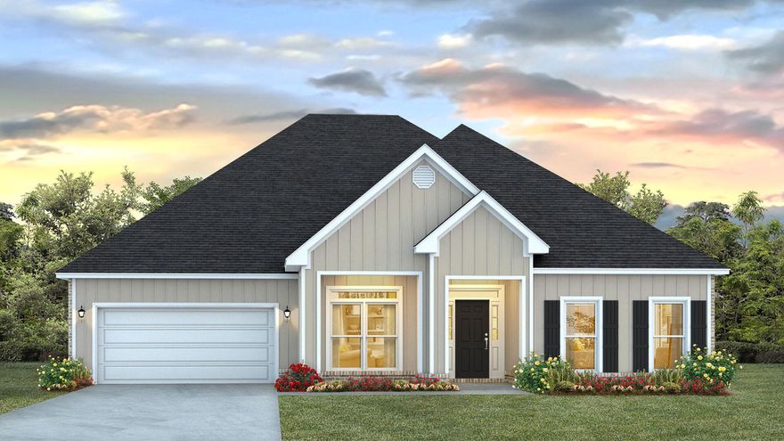 Welcome to 769 Old Ferry Road, a new home at Holley Grove at Peach Creek in Santa Rosa Beach, Florida. This is under construction and features the Mckenzie floorplan. This floorplan has a welcoming foyer that leads you past the appointed formal dining room and a sizable study. As you enter the grand family room, you will notice the seamless transition with EVP flooring flowing through the home. The open concept design of this home offers functionality and warmth, and the trey ceilings lend to the sense of high ceilings.  The kitchen is the heart of this home and has been designed with a center island, that has space for seating as well as lower cabinetry and a sink and dishwasher, allowing for easy meal prep and clean up. Additional features include quartz countertops, white cabinetry, and a tile backsplash. A dedicated hallway connects the kitchen to the dining room, ensuring seamless service during meals. 
  
The primary bedroom has trey ceilings and features a luxurious ensuite with a separate tile shower, soak tub, and dual-sink vanity, complemented by a spacious walk-in closet. The home's thoughtful layout places two guest bedrooms near the kitchen and an additional two near the foyer, each pair sharing a well-appointed bathroom. 
  
Additional conveniences include a large laundry room. This home also has access to water at the back of the property. With its elegant design and sunlit interiors. 