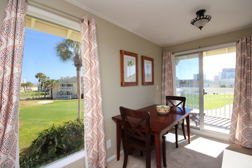 Simply Adorable!! Perfect location, well kept condo. Overlooks the pool and the Golf Course. Great amenities. Has Washer/Dryer Hookup The functional kitchen opens to the living room, which opens to a large, covered balcony, overlooking the PAR-3 golf-course. This condo has 1-Br/1-Ba with a convenient dual-access bath between the bedroom and the living room. The Large Bedroom has a full bath, with ample counter space and lots of cabinets. There are several storage closets as well. Sandpiper Cove property amenities include: 43 acre Gated Resort with 1100 feet of private Gulf Front, white sand beaches, 5 swimming pools with 3 outdoor whirlpools, 9 hole par 3 golf course and 6 tennis courts