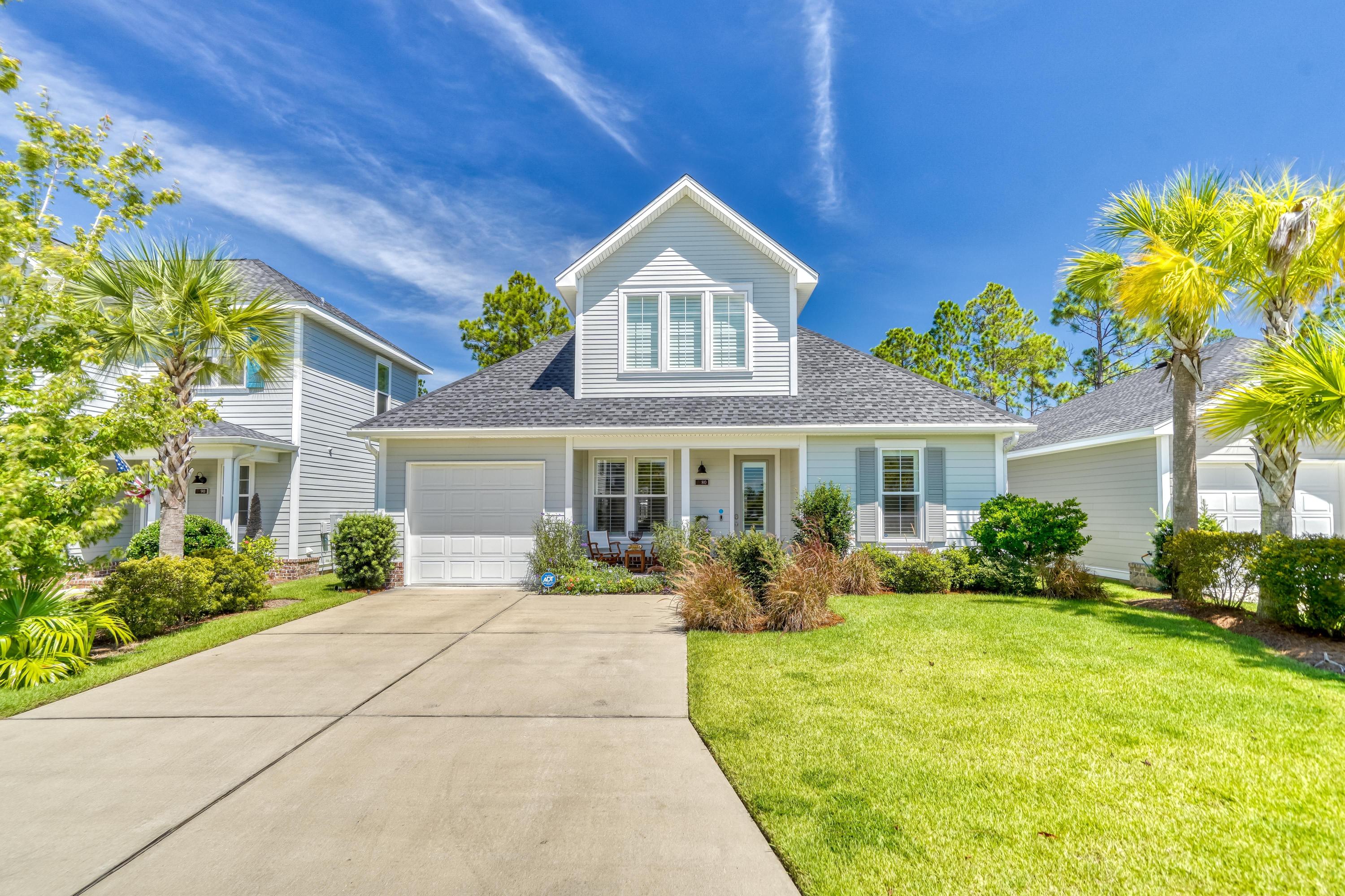 This wonderful 3BR/3BA home with single car garage is located in Church Street Village; Custom Built by Huff Home Builders. This formal Model Home is in pristine condition with many design upgrades. Boasting of 2 spacious Master Suites, one located on the 1rst level & one on the entire 2nd level have upgraded closets w/custom shelving, dual vanities in bath, tiled master shower w/frameless doors (1 w/rain shower and massage heads), quartz countertops, tile backsplash & soft close wood cabinetry. The kitchen has lovely quartz countertops & stainless appliances. Main living areas and BR's have Coretec flooring with Porcelain Tile in baths. Additional upgrades include Custom lighting & dimmers, Plantation Shutters on windows & doors, 2 outdoor cedar sheds & Potter bench in fenced backyard.