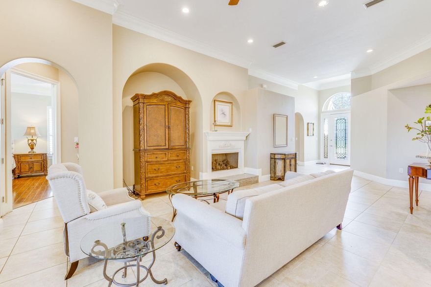 Embrace ownership of this unparalleled residence in Regatta Bay, offered at an unprecedented value. A true gem, this move-in-ready haven awaits your discovery. Don't miss the chance to call this meticulously maintained house your home--act swiftly before this extraordinary opportunity slips away. This three-bedroom, three-bath masterpiece in the coveted Regatta Bay community exudes opulence, with double master en suites and meticulously crafted triple Crown molding. The residence boasts a refreshed ambiance with newly painted walls and gleaming tile flooring. The enclosed glass patio transforms into an entertainment oasis, seamlessly blending indoor and outdoor spaces. The kitchen is a chef's dream, adorned with new appliances, a spacious island, and a generous pantry. The primary en suite is a sanctuary, featuring a Jacuzzi tub, a walk-in tiled shower, and expansive illuminated closets. For the car enthusiast or golf nut, the oversized two-car garage easily accommodates vehicles plus a golf cart, while the extended driveway provides additional parking space for guests. Whether you're seeking a permanent residence or a sophisticated second home, this Regatta Bay gem delivers upscale coastal living with all the amenities of this coveted community.  Beyond this exquisite home, the Regatta Bay lifestyle beckons, offering access to a world-class golf course, community pool, tennis and Pickleball courts, and a playground. Indulge in the convenience of the Legendary Marina just beyond the back gate, while a short golf cart ride leads to the vibrant Destin Commons for shopping, dining, and entertainment. Experience the prestige of this sought-after address at a remarkably approachable price point.
