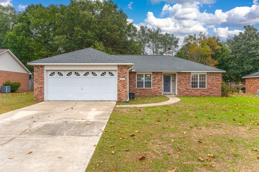 Upgrades galore! This immaculate 3/2 is not one to miss. From the moment you walk in, you will be in awe at the updates in this home. Heading into the livingroom and you will immediately notice the gorgeous porcelain wood look tile, wood burning fireplace,and views of the fully fenced backyard. There is a dining area off of the livingroom as well as a seperate laundry room. The kitchen boasts a white tile backsplash, quartz countertops, breakfast bar seating, stainless steel appliances, a breakfast nook, and a gas stove. The master suite is generously sized offers TWO walk-in closets, a double vanity, quartz countertops, and a soaker tub. The two remaining bedrooms are spacious as well. Head out back and relax on your open patio in your privacy fenced backyard. Upgrades include: Quartz countertops throughout, new light fixtures throughout, porcelain tile throughout, new ceiling fans throughout, popcorn ceiling removed, new paint throughout, new plumbing fixtures to include a touchless faucet in kitchen, new toilets in both master and guest bathroom, stainless steel appliances in kitchen, stove upgraded to natural gas, white tile backsplash.

Nest smoke detectors, thermostat, doorbell, and two exterior cameras to convey.