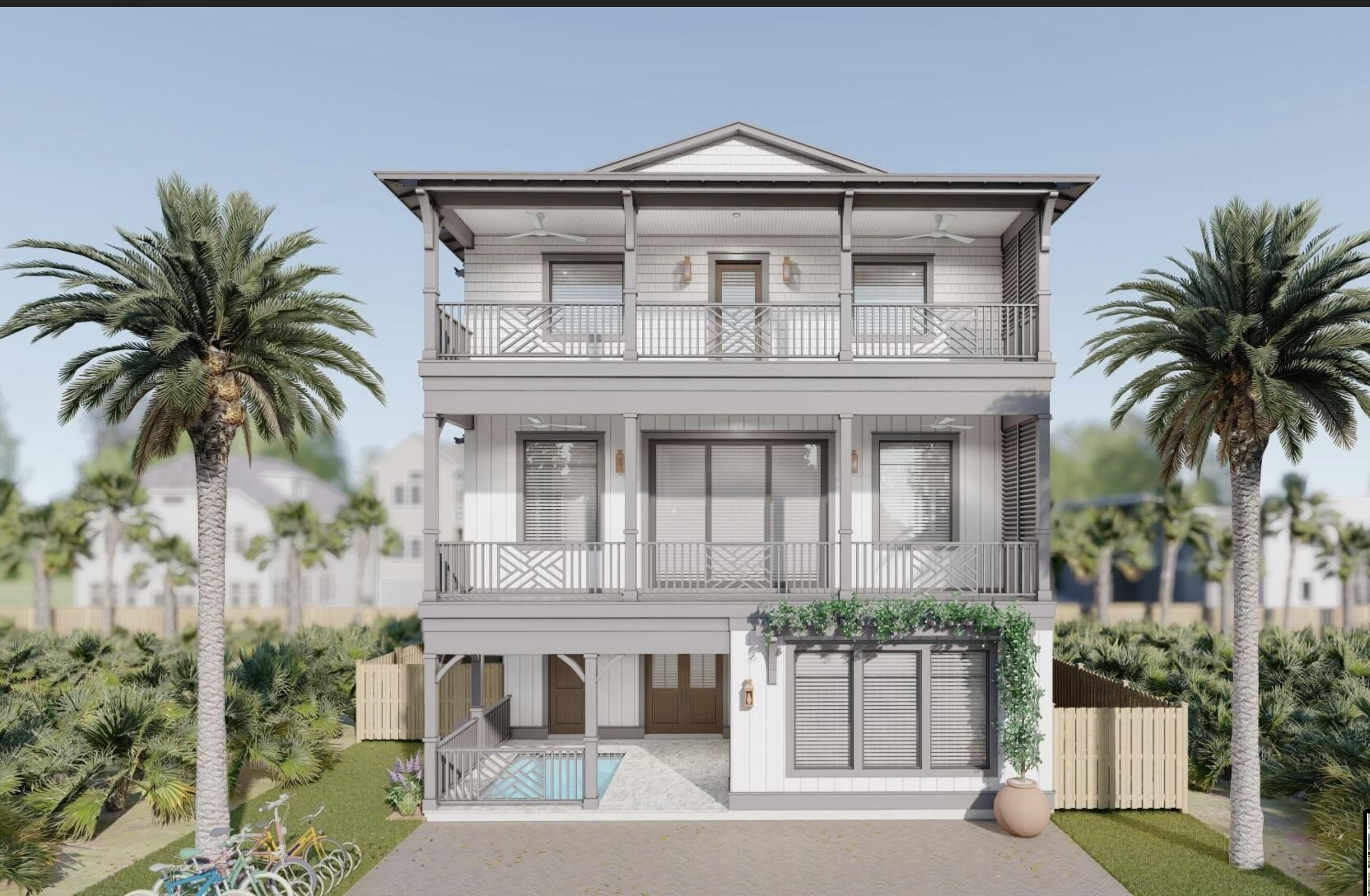 This incredible opportunity to own your own piece of coveted south Inlet Beach. This custom luxury home built on a lot with high elevation, and located only one tier back, will have beautiful Gulf views and is just a quick 2 minute walk across the street to the walk on beach access. This 7 bedroom home has an open floorpan with a private pool,Wolf-Subzero appliances, European white oak flooring, crown molding, custom luxury tile, an elevator, gourmet kitchen, professional Alarm system. This home boasts 7 bedrooms each with an ensuite bathroom, multiple living areas and 2 large decks for outdoor entertaining and relaxing, stunning Gulf views from the decks,also lake views and dunes. This home is only a mile from Rosemary Beach and the shopping and restaurants at The Shops at 30 Avenue.