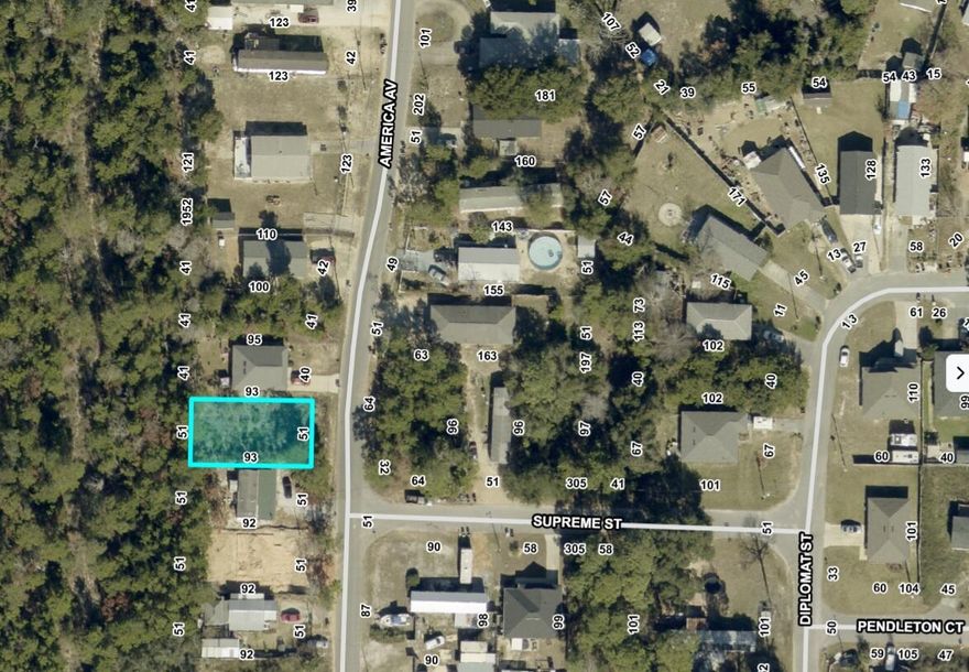 Great Opportunity to buy this AFFORDABLE .10 acre lot on America Avenue in Gulf Breeze near the new High School!  The zoning is R1M - Residential Mixed Subdivision.  Live close to Navarre Beach and Pensacola Beach!  Just minutes from Interstate 10 and the Beautiful Florida Gulf Coast!