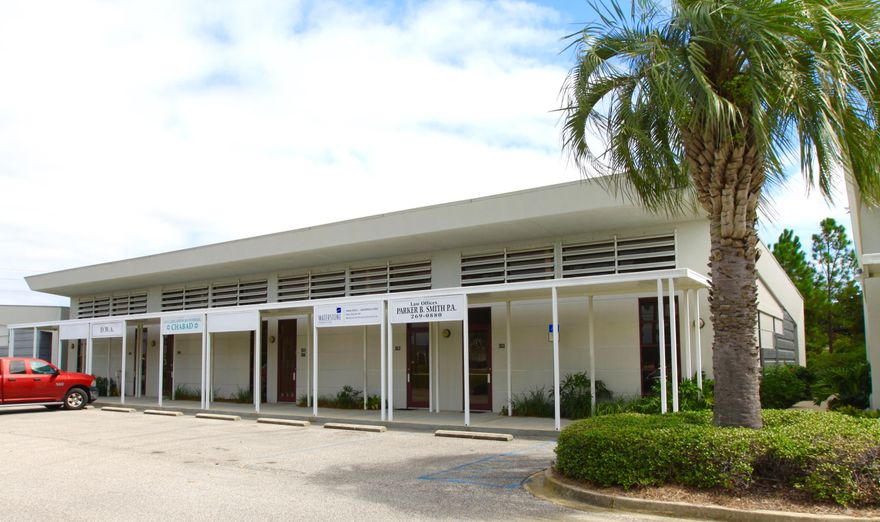 Executive Office Suite available in the heart of Destin. Airport Plaza is an up scale office park that consists of various professions such as Architects, Attorneys, Engineers, Accountants and a Real Estate Brokerage, all located in a modern setting. This listing is for a private office suite with power, water, sewer, trash and internet included. Additional space available, signage is available facing Airport Rd.