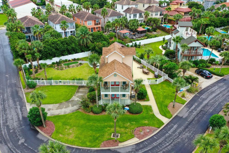 The wait is over! The most unique property to hit the market in 2022 and only 175 yards from your deeded beach access! This spacious and stunning- completely remodeled 3 bedroom + 3rd floor bunk room has everything your friends, family and vacationing guests desire. The kitchen boast endless granite countertops, a custom backsplash, gorgeous cabinetry, stainless steel appliances, + more! Two (2) master bedrooms located on the 2nd floor. Take the stairwell w/ shiplap walls to 3rd floor bunk room. This luxurious beach home boasts a multitude of outdoor perks including fenced-in backyard, private pool, a craftsman 'oasis pavilion' with a bar and waterproof 65-inch smart TV, 4 hole putting green, extended patio. This is your sanctuary! Showcasing a phenomenal rental history and future. Located south of scenic 98, on two (2) oversized beachside lots just steps from the sugar white sands of Miramar Beach. This property is one of only 8 beach cottages located in Windancer Resort, granting you access to the seasonally heated, Gulf Front community pool and easy private/gated beach access.