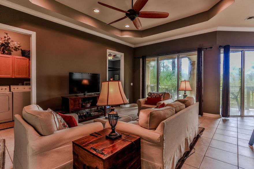 Outstanding 2 bedroom condo in Sandestin Golf & Beach Resort overlooking the nature preserve is now available. This never rented and only lightly used unit is in immaculate condition! Unit is a split 2 bedroom, 2 bath with 1180 square feet featuring 10 ft ceilings & 8 ft doors. And for your convenience it conveys fully furnished and rental ready! Ideally situated with easy access to Grand Boulevard without leaving the resort which has Publix Grocery, Wine World, the UPS store, 13 restaurants including Emeril Lagasse's newest restaurant, Carmike theater, all kinds of shopping. Also inside the resort is the famous Village of Baytowne Wharf with more restaurants, entertainment and shopping. The West end of Scenic 30A, Topsail Hill State Park, Silver Sands Outlet Mall, The Market Shops at Sandestin, and Scenic Old Hwy 98. are just a short ride outside the gates.  Sandestin is truly a world class resort featuring Golf, Tennis, Bay, Shopping, Restaurants, Pools, Marina, Watersports, Festivals, Fishing, Concerts, Spa, Nightlife and the Beautiful Emerald Green Waters of the Gulf on one of North Florida's largest Private Beaches. Call and make an appointment today to view this wonderful opportunity. Potential Buyers or their Agents should confirm all information to their satisfaction.