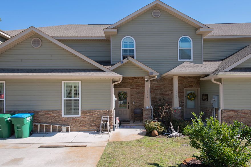 Desirable Soundfront Community! First level features include Master Suite, Great Room, Dining Area, Kitchen, Half bath & crown molding. Tile flooring throughout first floor except for carpet in the Master Suite, granite counters in kitchen, custom cabinets, stainless steel appliances.& windows w/ custom plantation shutters. The second level features 3 spacious bedrooms & bathroom. One bedroom makes a perfect second master with a connected bath that also has access from hallway. The upstairs bedrooms have carpet, ceiling fans & the bathroom has tile floors & granite counters. The backyard is fenced and very private. This Community features a pool, cabana, & deeded access to Santa Rosa Sound. Great location, close to schools, beaches, and military bases. Call today for a private showing!