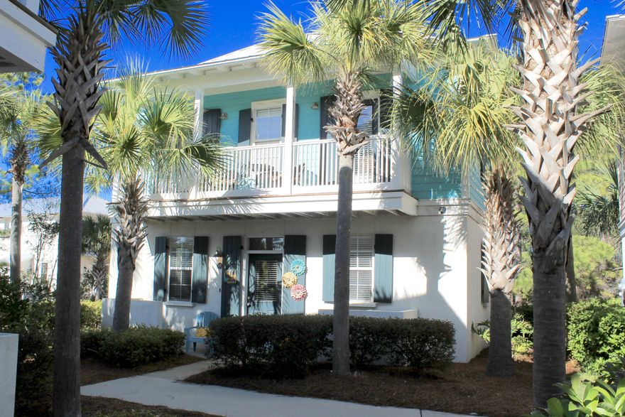 Lowest priced single family home on 30A! Bungalows at Seagrove is the ultimate single family home community in the heart of Seagrove Beach. Unit 101's private location surrounded by lush landscape makes this home most desirable. Well maintained in and out.Lovely covered front porches on both floors. Main living has breakfast bar in kitchen, spacious dining and large living room. 1/2 bath and laundry conveniently located on first floor. Upstairs has two master suites each with its private full baths and connecting to the outdoor covered living area. Community features multiple pools, hot tub, sidewalks and ample parking. Convenient to everything the 30A lifestyle has to offer-The beach minutes away,biking paths, restaurants, Seaside and the Dune Lakes perfect for kayaking.