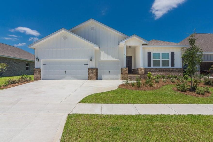 Welcome to this luxury property at the heart of Freeport's premier master-planned community, Hammock Bay. This stunning home features a super rare 3-car garage, 4 bedrooms, 3 1/2 baths, a spacious open concept living/kitchen/dining space, a bonus/flex room, and a covered back porch.Basic cable and access to amenities are included!Hammock Bay offers top-notch amenities, including three resort-quality pools, a fitness center, a clubhouse, tennis and basketball courts, a dog park, the General Store, playgrounds, a Bay-front pavilion and dock, RV/Boat storage (separate fee), and miles of paved pedestrian trails. Enjoy free and easy access via the 331 bridge to South Walton, home of the world-famous 30A beaches, shopping, restaurants, and entertainment galore!