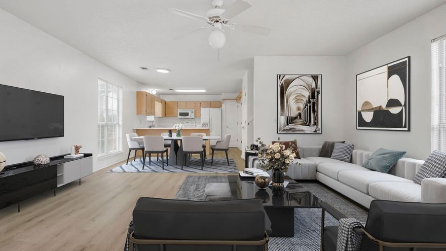 Here is your chance to own a charming beach cottage in the charming town of Blue Mountain Beach. This home nestled in the ''Brickyard'' as know to locals is this amazing 2 bedroom 2 bath cottage on an oversized corner lot. Walking distance to the beach. Home has been freshly painted and have new LVP throughout. It also has a new AC and water heater. This charming is a blank canvas ready for  new owner. All photos with furnishings are virtually staged. Buyer to verify anything important to include measurements.  Call your favorite agent for a showing.