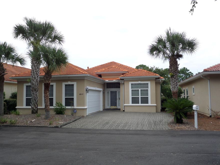 This home is located in the private community of Sunset Beach, which offers a Club House and Pool located along the Bay with many amenities in the area. The home features an Open Floor plan with a Fireplace in the Living Room and Sound System, which looks out onto the 7th hole of the Bluewater Bay Golf Course. Kitchen has been Upgraded with new cabinetry and Silestone counters. There are 3 Bedrooms and 3 Baths.Home Security System. Seller is offering a Home Warranty.