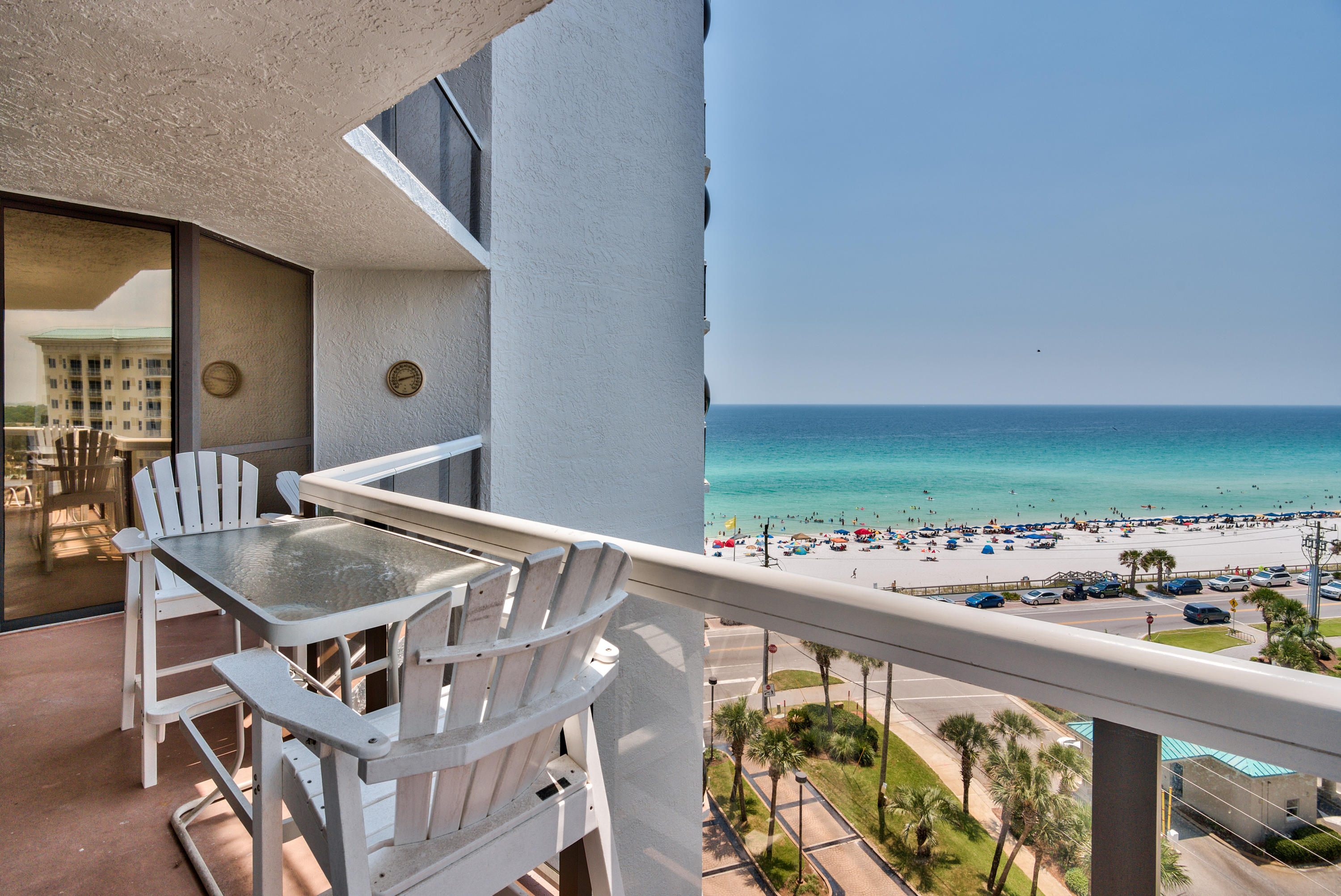 Very Rare -04 stack 2br/2ba Now Available at Surfside! Truly one of the nicest and most lucrative rentals in Destin/Miramar Beach. Owner rents via VRBO $50,000+ booked and pre-booked and a snowbird in place, making this a cash-flowing unit for the right buyer. Originally the resort model, this completely renovated 7th fl Surfside condo offers a huge private balcony and open concept LR /kitchen; perfect for viewing the incredible gulf and dazzling beaches from your private balcony. Elegantly updated kitchen with granite counters, custom glass/travertine backsplash & stainless steel appliances. Artisan tile baths w Brazilian granite on Master double sink vanity. Neutral cozy Caribbean dcor is designer inspired and in top condition. Split floorplan. Make 704 Surfside your place in paradise