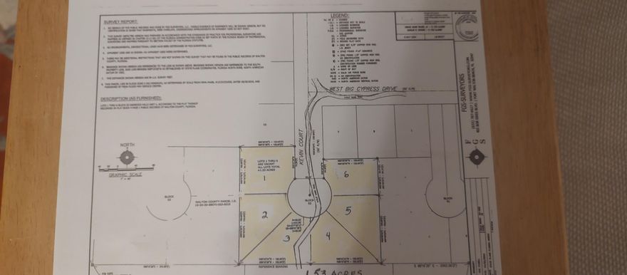 Great property located in Oakwood Hills, an up-and-coming area of Walton County.  This 1.53 acres is platted for SIX individual lots.  You can build six houses, and mobile homes are allowed on this property.   The six lots are already lots of record.  This is a great investment opportunity because all development in Walton County is now moving north.  DeFuniak Springs is the place to buy now.  Do not wait!  You will be 45 minutes to the beautiful beaches in South Walton and only 10 minutes to DeFuniak Springs city limits.  A septic and well will be required.