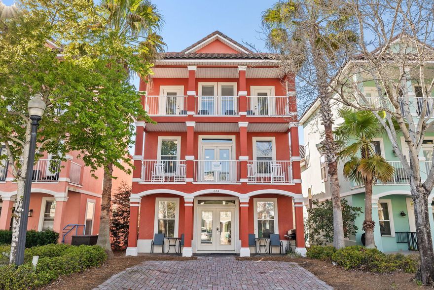Welcome to your dream coastal retreat in the Villages of Crystal Beach! This stunning, fully furnished, and turnkey home is the perfect blend of coastal and comfort. Ideally located just 2 1/2 blocks from the pristine sands and shimmering waters of the beach, you're only a leisurely five-minute stroll away or a quick ride via the seasonal trolley.Boasting six spacious bedrooms and four modern bathrooms, this recently renovated gem provides ample space for family and friends. The home features a beautifully designed open floor plan, offering seamless transitions between cozy living areas and entertainment spaces. The second-story living area is a real highlight, extending your entertaining options with its wet bar and game room living area. Sunlit rooms, tasteful d??cor, and quality finishes create an ambiance of warmth and elegance.

Step outside to enjoy the resort-style pool within the community, offering the ultimate vacation lifestyle. Whether you're lounging poolside or taking a dip, it's a delightful extension of this exquisite home.

This property is a rare opportunity to own a slice of paradise, embodying coastal beach cottage with every detail. Perfect for year-round living, vacations, or a savvy income producing opportunity. Don't miss out on making this incredible home yours!