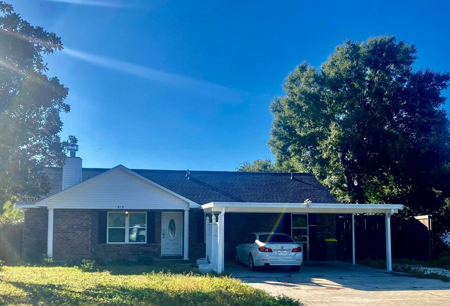 AS-IS opportunity in a prime Destin location, just minutes from Destin HarborWalk Village, Destin's sugar-white beaches, and Eglin AFB. This property offers exceptional potential for buyers willing to look past current clutter and cosmetic needs. Photos are from a prior listing and do not reflect the home's present condition. The seller is actively in the process of moving out, and the home requires cleanup and updates.The floor plan is well suited for both everyday living and entertaining, featuring an open kitchen that flows into the main living area, plus a tiled rear sunroom with a bathroom that opens directly to the screened pool area--ideal for poolside gatherings. The primary suite includes an updated oversized walk-in tile shower, double vanity, and a spacious walk-in closet. A major highlight is the large detached garage/workshop, offering ample room for boats, RVs, or multiple vehicles, along with space for hobbies or storage. This structure also presents future potential for conversion into additional living space, office, or guest quarters (buyer to verify). Located near Joe's Bayou boat launch, this home delivers location, flexibility, and long-term upside for the right buyer.