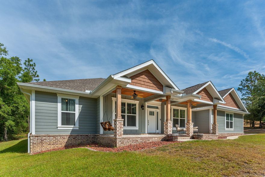 One of a Kind Custom designed and custom built home!!  Ready for your own slice of paradise on almost an acre of property? You have found it! It features GORGEOUS tongue and groove porch ceilings with cedar posts, an entryway with soaring ceilings and  custom wood work. The open floorplan and 11ft foot ceilings in the living room create a very spacious feel. The kitchen features a massive island with a gas cooktop and tons of cabinet space and a pot filler! Lets not forget the walk in pantry! It also features generous sized bedrooms and closets! This home also has spray foam insulation and a Rinnai!! Lets not forget the outside of the home! Want to relax and BBQ? Spend your summers by the pool and your fall nights with a fire in the firepit watching a movie! This home has it all! Call toda