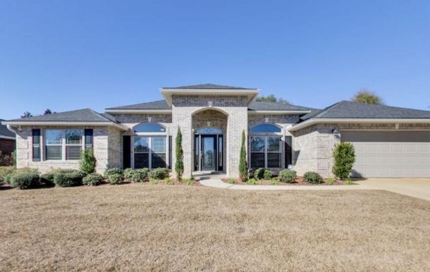 LOCATION AND TRANQUILITY what more could you ask for? This Gorgeous home is located in the gated community of Chanan Estates which is just minutes from Eglin. The spacious open floor plan has 4 bedrooms, 2 baths, an office, which features beautiful wood flooring, gorgeous barn doors which can be seen from the great room and makes for a unique accent to the homes dcor! The kitchen boasts granite counter tops, stainless appliances and tile backsplash. The dining room features a large arched window and beautiful wood flooring! In the master bedroom you will find a lovely feature wall, wood flooring and a trayed ceiling. The spa like master bath features a soaker tub, while the shower contains two shower heads, and a very spacious vanity! The backyard boasts a new swimming pool with a lovely