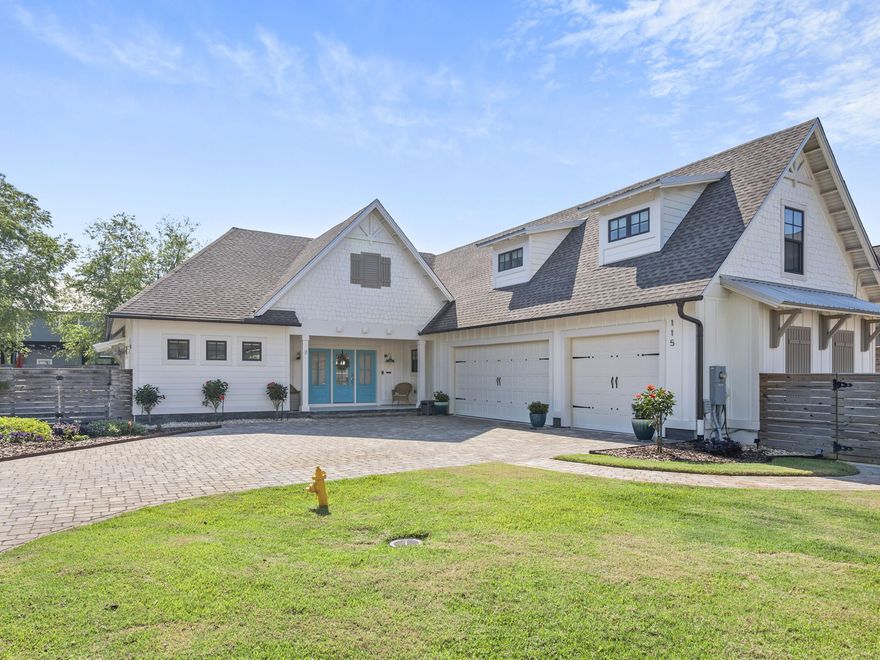 OWNERS HAVE DECIDED NOT TO SELL AT THIS TIME AND HAVE REMOVED FROM THE MARKET. Located in the quiet subdivision of Old Marsh Cove and nestled at the back of a cul-de-sac, this well cared for home is a must see! Built by Carrot Top Development in 2020 and has 2881 square feet, 4 bedrooms, 3 full baths, 2 half baths (one is out by the pool), a 3-car garage, driveway parking for 4 more cars, extra fenced in paved parking and a private heated pool! On the first level you will find the main living area, kitchen, dining room, large laundry room, powder room, a screened in porch with gas for your grill and access to the pool. The beautiful kitchen has a large quartz island, Kitchen-Aid appliances, a gas cooktop, and a walk-in pantry with built in shelving. The dining room has large windows room that could also be an office, tray ceilings and access out to the pool deck! The guest suite is upstairs with another living space, a reading nook, a large bedroom, and a full bathroom with a glass shower so your quests can have their own private space! The three-car garage is a dream! Beautiful polyurethane epoxy flooring, high ceilings, wall organizers, is heated and cooled, has built in storage closets and Lift Master locks for the garage doors! Some of the other special features of this home are the $30,000 worth of solar panels, separate outside pool bath, epoxy on front and back porches, beautifully landscaped yard, extended fencing and gate, Wi-Fi and rust storage tank for sprinkler system, security system with cameras and a large quarter acre lot. Low HOA fees include a private gated dock access to put your canoe or kayak into Mack Bayou for access to the bay! Close to Grand Boulevard with shopping, dining, and entertainment, Ascension Hospital, and the Beaches of South Walton!