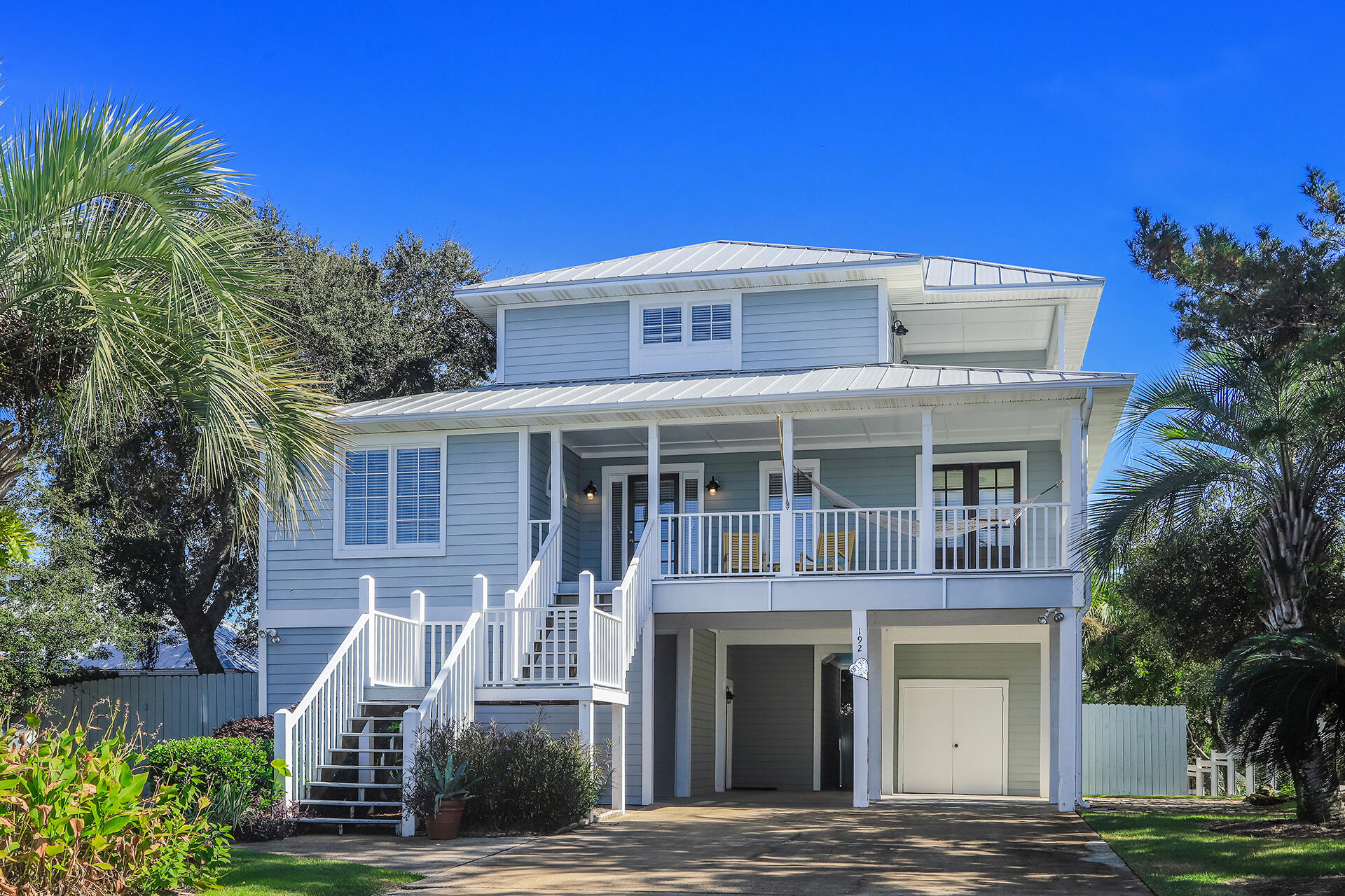 This lovely beach home is used mainly for family and friends, but has the potential to be a rental machine. Private Pool and beach access right down the street. The downstairs has 2 bedrooms and a bunk room, the main floor has two bedrooms and the master suite occupies the entire 3rd floor with a private bath and views of the gulf from the private balcony. The living area on the second floor boasts a beautiful updated open floor plan with beautiful blond hardwood floors, cool new countertops and stainless steel appliances. This home has plenty of room and can sleep up to 12 people with plenty of parking. Convenient to the beach and even better Walk to Stinky's!
