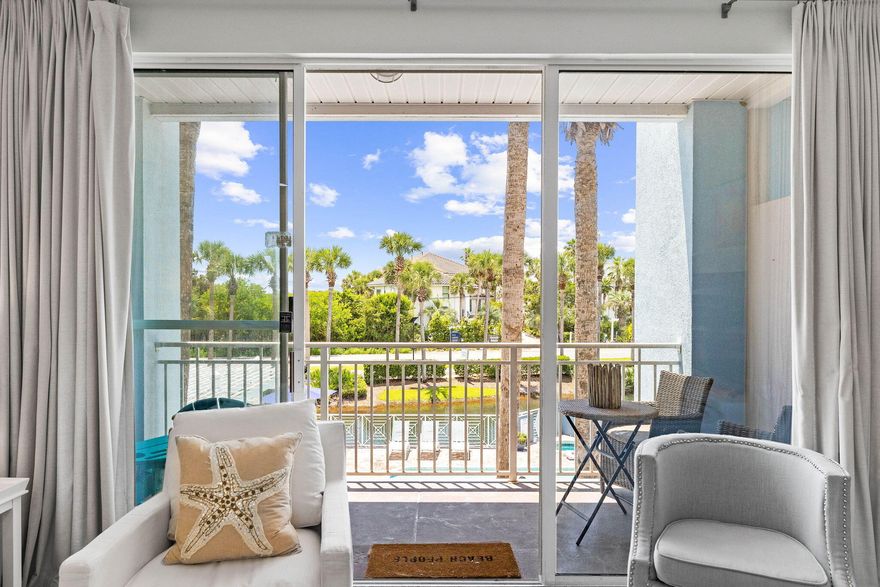 Welcome to Gulf Place Cabanas! Centrally located along the iconic Hwy 30A, Gulf Place is a beloved destination for all. This 1-bedroom condo on the 2nd level boasts distant views of the Gulf of Mexico from a spacious balcony. Ideal for families or a private retreat, it features built-in bunks and a pull-out couch for additional sleeping quarters. Amenities include: Private beach access, Tennis courts, Shuffleboard, 2 community pools, Hot tub, Shopping and restaurants.Experience the best of 30A living at Gulf Place Cabanas!2024 Gross Rental income was $37,000.