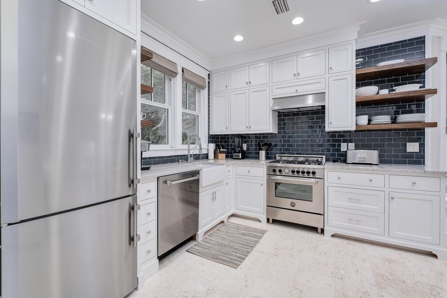 Stunning new construction home in Seaside, Fl now available designed by noted award winning architect Robert Orr.  Completed in June of 2020, this home is composed of the finest premium exterior finish material for siding in wood, Accoya providing a 50 year above ground life without deterioration, cast columns and superior decking material that will stand the test of time.  Entering on the welcoming front porch, ideal for evening relaxation as neighbors pass by, the home grants the owner and guests a clear Gulf View from the comfortable third level tower and deck where evening sunsets remain a tradition.A short stroll to the Tupelo Beach Pavilion, this 3 bedroom 3 and 1 half bath home is a proven highly valued rental home with a clear path to $158,000 per year in base rental income.