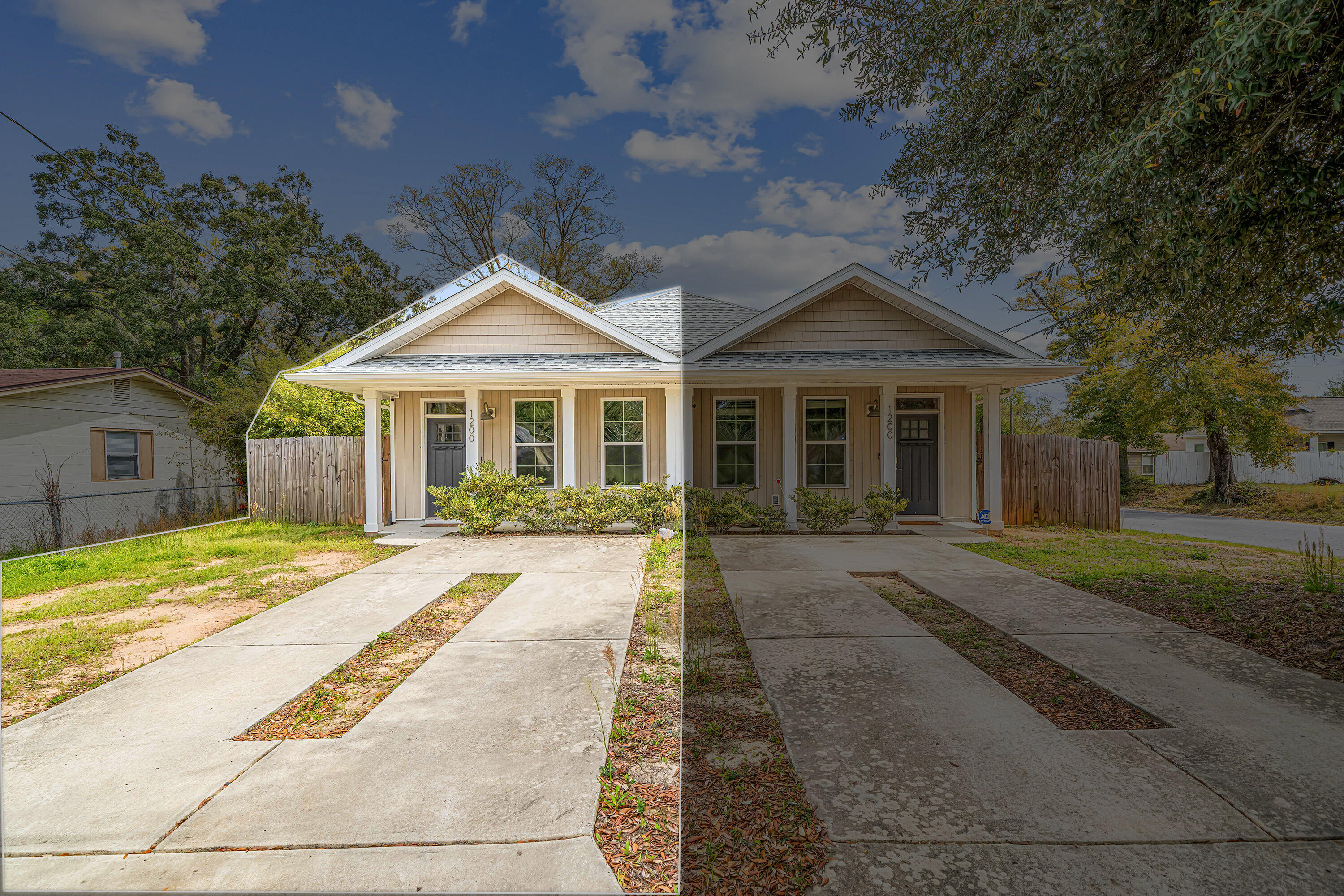 This modern townhome, just built in 2020 has NEW floors & paint and is ready to welcome its new tenant! Featuring 2 bedrooms, 2 full baths and open floor plan, this home has dual covered patios and a great, fully fenced outdoor space with pets accepted with owner approval ($500 non-refundable pet deposit per pet required.) Kitchen features gas range, kitchen island, pantry & no-slam cabinetry. Master features additional ''bonus room'' which can serve as office/nursery or additional closet space. Washer/dryer hook-ups in hall & tankless water heater. Full sprinkler system. Tenants responsible for yard maintenance & all utilities. Located in downtown Pensacola - Schedule your showing today!