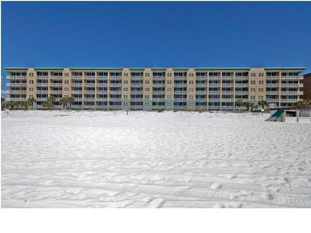 Enjoying the fabulous beach lifestyle is easy when you own at Waters Edge. The famous beaches of the Gulf of Mexico are only steps away from this lovely first floor condo. No waiting for elevators or dealing with stairs. Great for families, easy to get in and out with all your beach toys. Wonderful amenities include covered parking,5000 s/f beachside pool, fitness room, and close proximity to many great attractions. Granite counters and tile floors make this condo pop. Plenty of room for the entire family. Full size washer and dryer. See documents for rental projection of $28,500- $35,000. Buyer to verify all information.