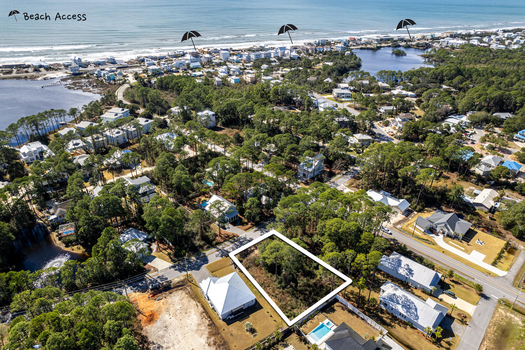 State environmental permits, valid until October 18, 2028, and wetland remediation credits are already approved and paid for on this extraordinary 0.34-acre parcel in Dune Allen, Santa Rosa Beach. With the Environmental Resource Permit, secured wetland mitigation credits, and completed soil test study, you can fast-track your coastal dream retreat. Ideally located just minutes from the Gulf of Mexico and serene Oyster Lake, and with a new public beach access coming soon, this prime spot offers nature's beauty at your doorstep. No HOA, with some deed restrictions. This property would make a perfect primary residence or investment opportunity.