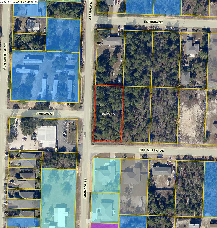 Lcation, Location, Location....build your new home on this beautiful 1/2 acre corner lot. Only 2 blocks from the Navarre Bridge taking you to the fabulous White Sugar Sand beaches. Centrally located between Fort Walton Beach and Pensacola Beach. Don't miss this great opportunity.