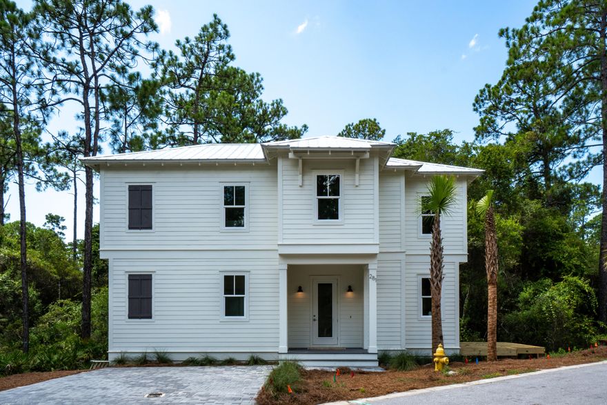This NEW CONSTRUCTION, furnished home is now complete in Treetop at Seacrest Beach. The home has an open floor plan with wood beam ceilings in the dining area, quartz countertops and stainless steel appliances. The custom 6 bunk room is the perfect place for the kids to play. Outside features a deck with plenty of storage for bikes, surf boards, etc. Treetop is a gated community with 2 entrances at 30A and Hwy 98, has deeded beach access and a community pool. This quaint, secluded neighborhood nestled between Alys and Rosemary Beach offers privacy with all the convenience of the shops and restaurants at Alys and Rosemary Beach! Treetop is an undiscovered gem! Be one of the first to buy in this new development with only 79 homesites.